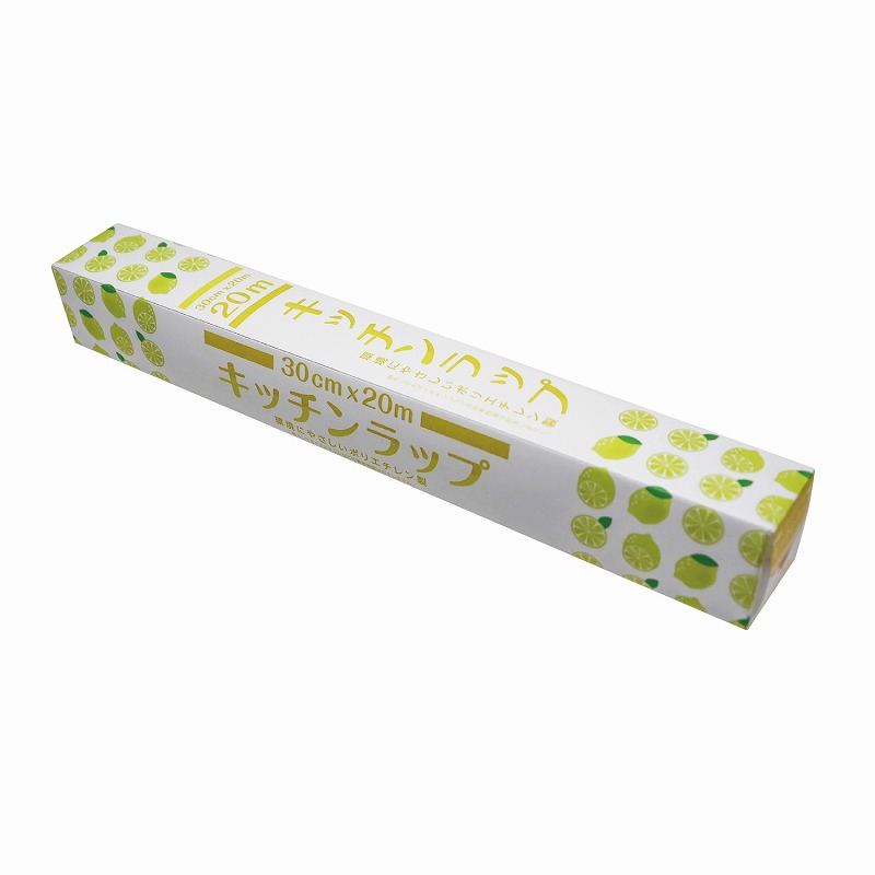 ピタッと密着！キッチンラップ30cm×20m　300個セット　　 キッチン 台所 消耗品 食品 包装用 ラップ 保存