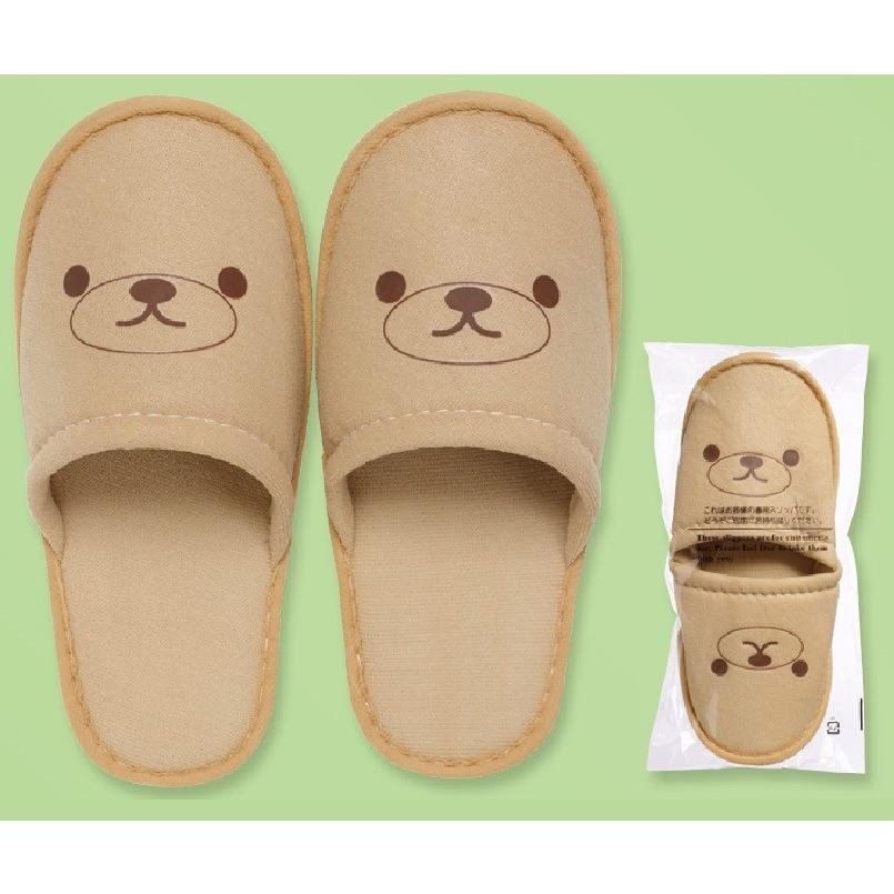 子供用スリッパ クマ 200個セット ホテル バス アメニティ用品 スリッパ エステスリッパ 携帯スリッパホテル アメニティ 使い捨てスリッパ|ギフト・景品のディーネットモール