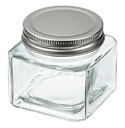 フタ付ガラス瓶 角型250ml 240個セット プチギフト お徳用 雑貨 景品 粗品 販促 プチ ギフト|ギフト・景品のディーネットモール