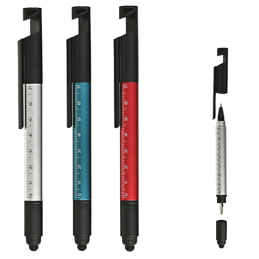 便利に使える 5機能ボールペン　 事務 ステーショナリー デスク 筆記具 文具 文房具 ボールペン 景品 粗品 販促品 ノベルティ プチギフト まとめ買い 来場 記念品
