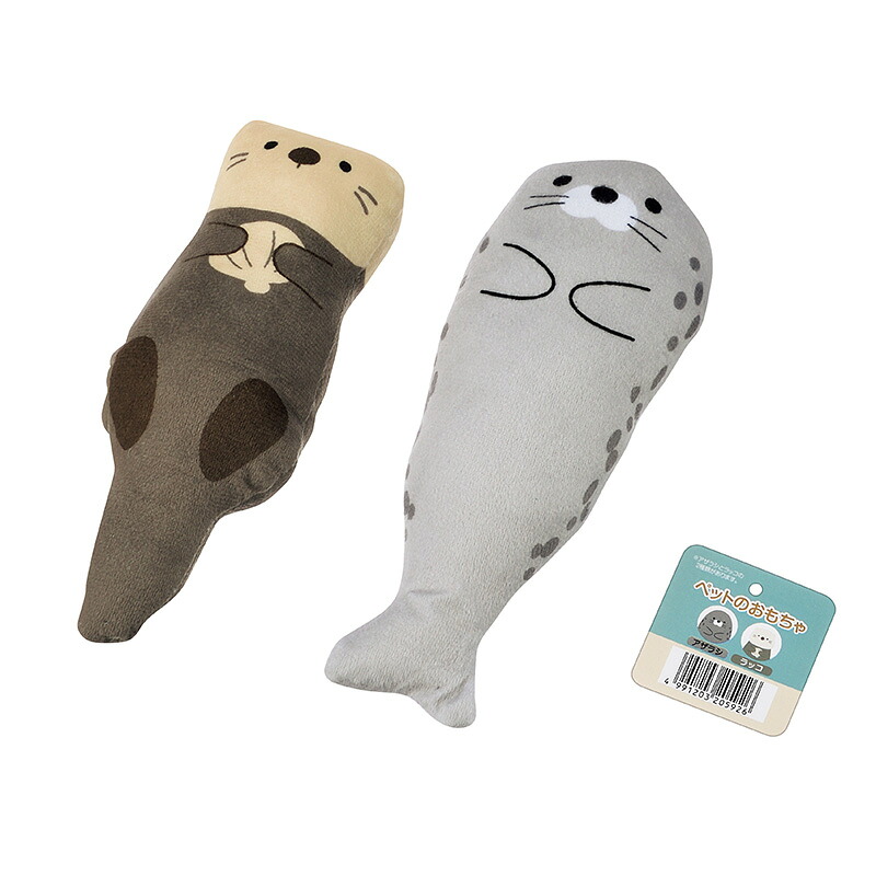 ペットのおもちゃ（アザラシ・ラッコ）　100個セット　　 ペット おもちゃ 犬 猫 噛む 人気 おすすめ 音 鳴る 遊び 知育 小型犬 大型犬 安い 室内 まとめ買い