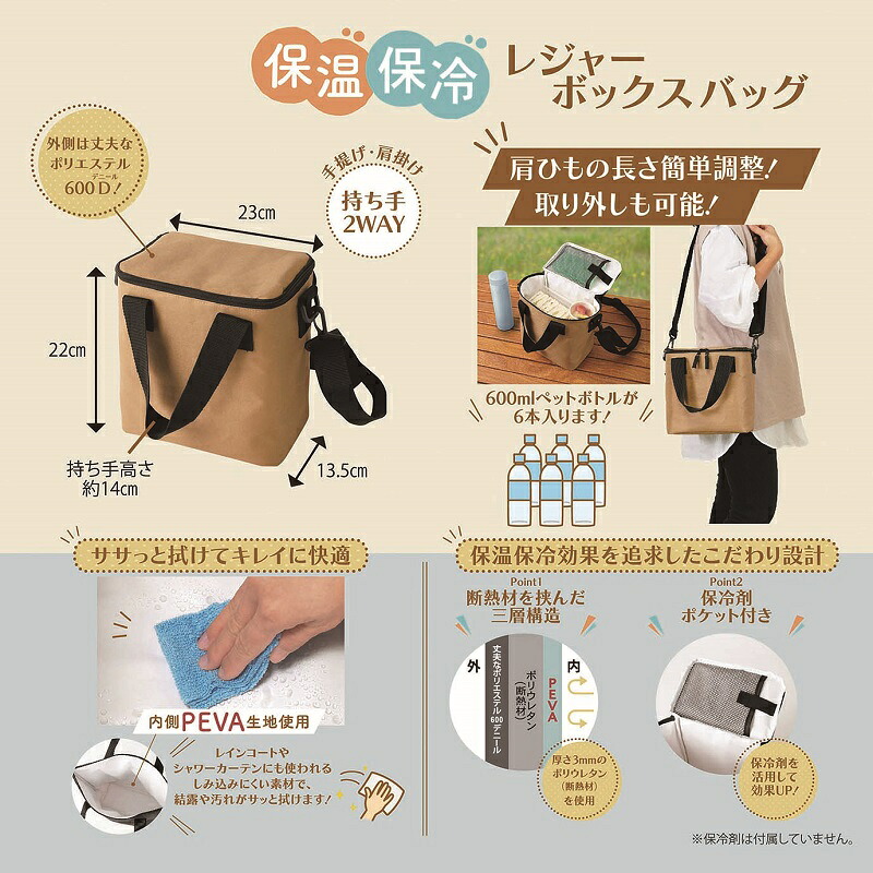保温保冷レジャーボックスバッグ 30個セット 保冷バッグ 温バッグ キャンプ アウトドア 折りたたみ 軽量 大容量 コンパクト エコバッグ ランチバッグ おしゃれ 安い 人気 おすすめ ノベルティグッズ|ギフト・景品のディーネットモール