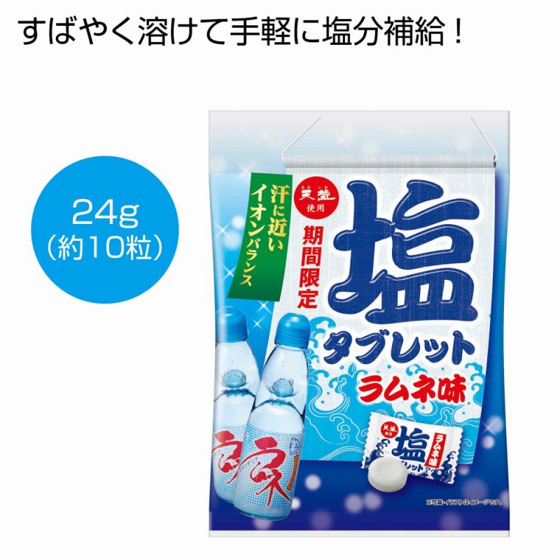 天塩使用 塩タブレット ラムネ味　60個セット　　対策 熱中症 暑さ対策 発熱 レジャー アウトドア 運動会 携帯用 夏 猛暑 安い 激安 景品 粗品 販促品 ノベルティ プチギフト まとめ買い 来場 記念品｜ギフト・景品のディーネットモール 8,213円