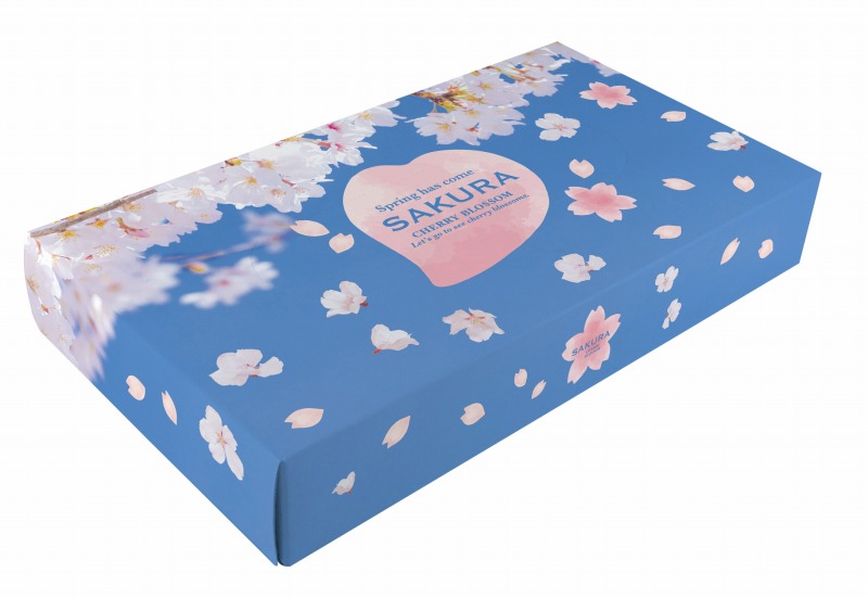 桜ティッシュ40W　100個セット　　 桜 さくら サクラ プチギフト 景品 おすすめ 花のギフト 法人 新生活 入学 卒園 先生 プレゼント 卒業式 退職 送別会 お別れ会 景品 粗品 販促品 ノベルティ プチギフト まとめ買い 来場 記念品