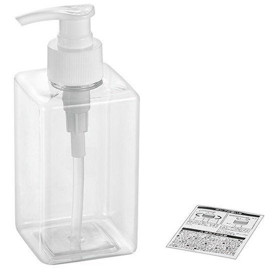 PETポンプボトル 角型クリア300ml　240個セット　　 プチギフト お徳用 雑貨 景品 粗品 販促 プチ ギフト