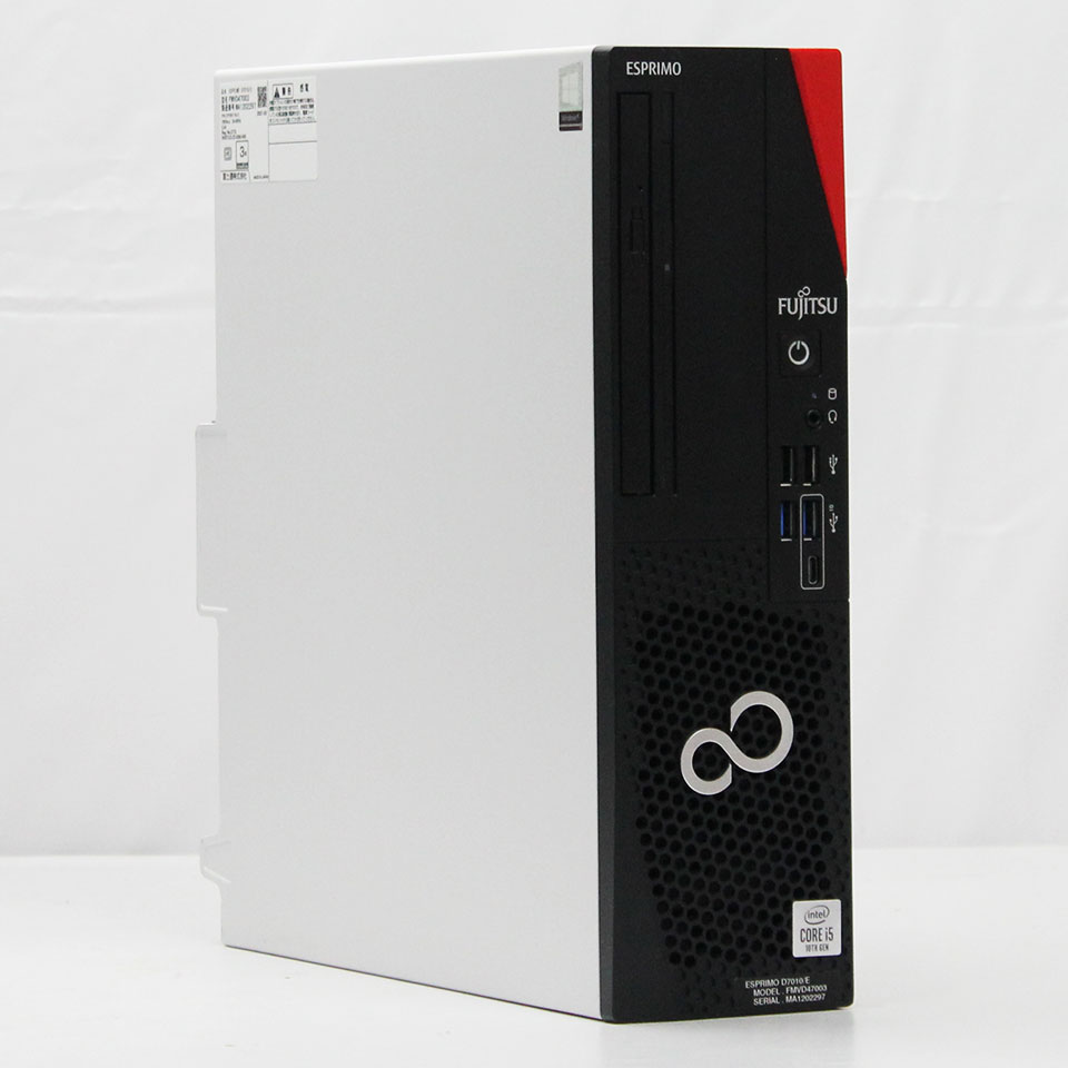 Windowsデスクトップ ESPRIMO D7011/HX i5-10505 16G SSD512G+HD デスクトップ 富士通 ESPRIMO D7011/HX Core i5 10505 3.2GHz/16GB