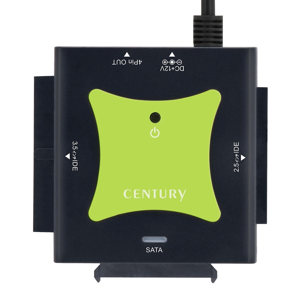 【エントリーでポイント10倍】CENTURY (CRAISU3S6G2) 裸族の頭 IDE+SATA USB3.2 Gen1 (3.5インチ /2.5インチ /USB3.2 )