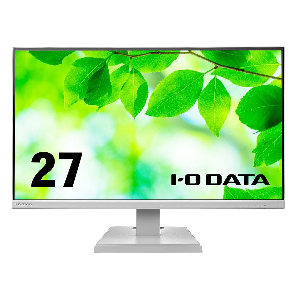 I-ODATA (LCD-A271DW) 27インチ 75Hz FHDモニター ホワイト (スピーカー内蔵 /HDMI /VGA )
