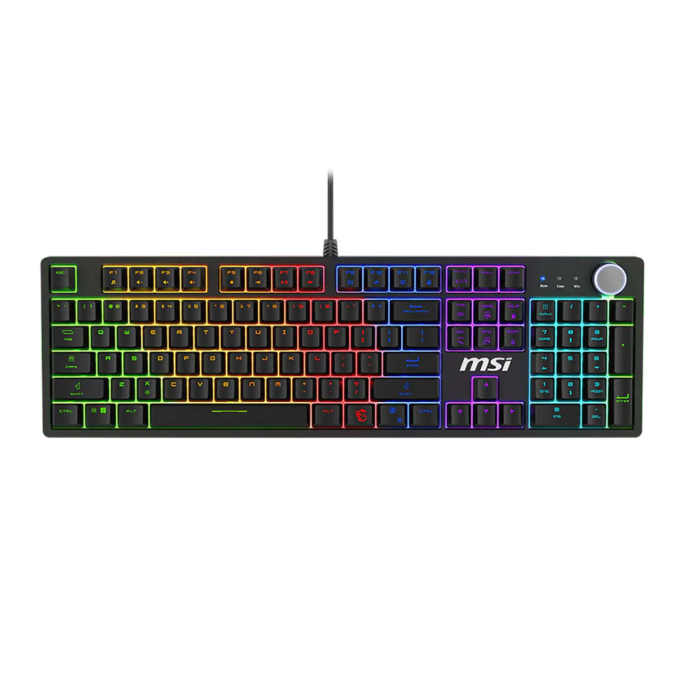 【新品】MSI (FORGE GK320 RED JP) ゲーミングキーボード
