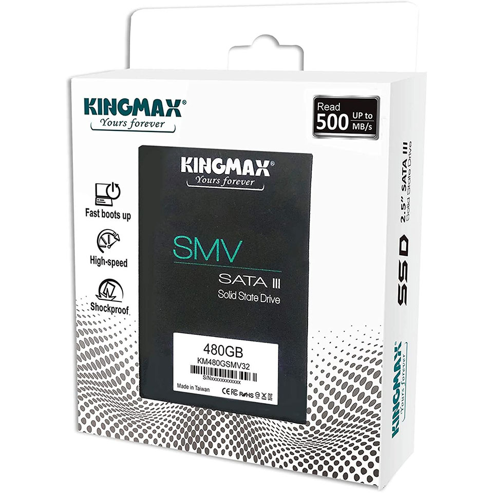 【エントリーでポイント10倍】【新品】KINGMAX (KM480GSMV32) 2.5inch SSD 480GB