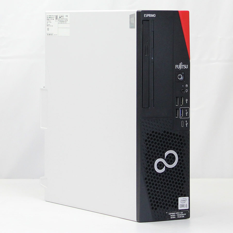 【中古】FUJITSU ESPRIMO D7011/GX [KBC13011] デスクトップ /Windows11 Pro /Core i5 10505 /メモリ 16GB /M.2 256GB