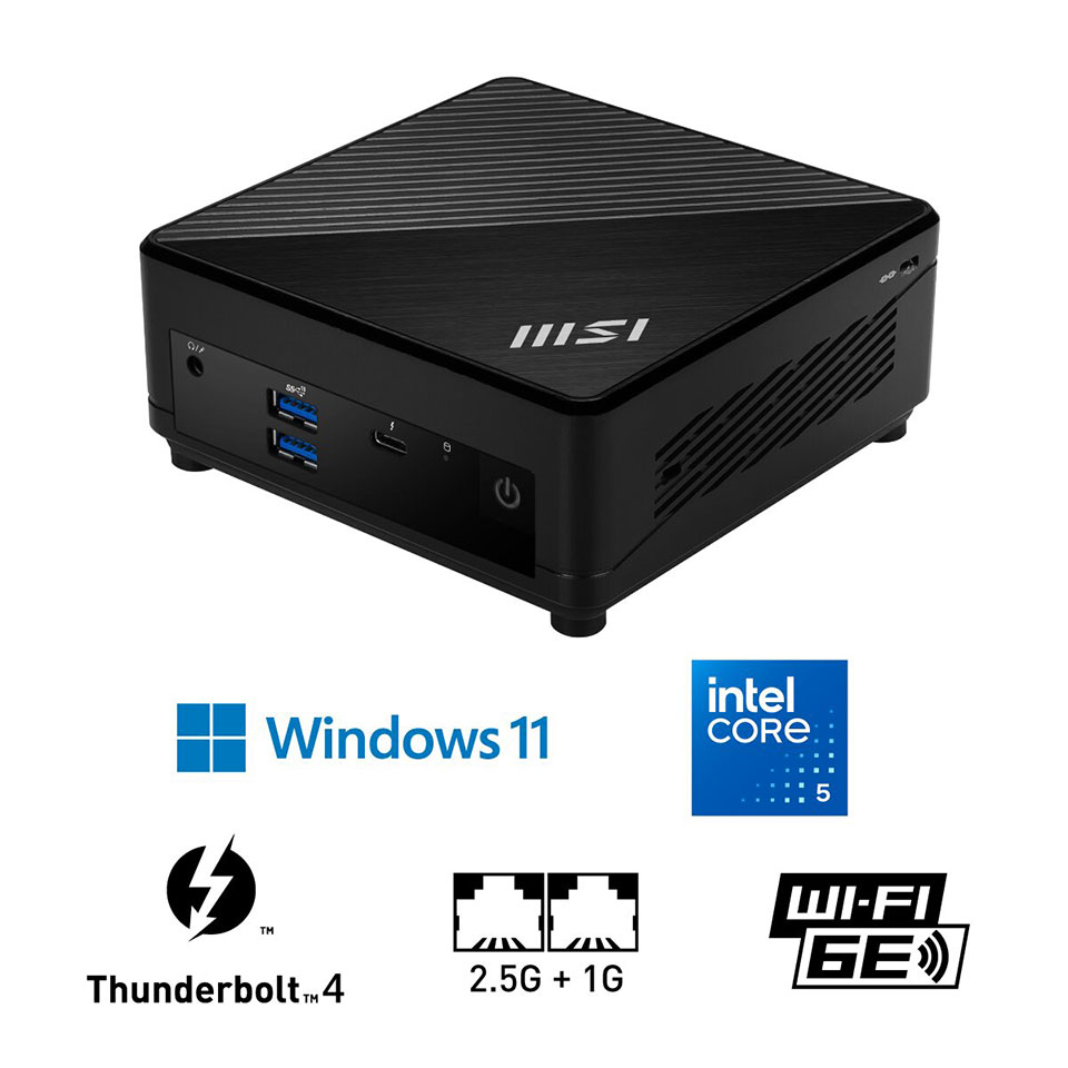 【お取り寄せ】MSI Cubi 5 1MA-656JP デスクトップ /Windows 11 Home /Core 5 120U /メモリ 16GB /M.2 512GB｜パソコンショップドーム店