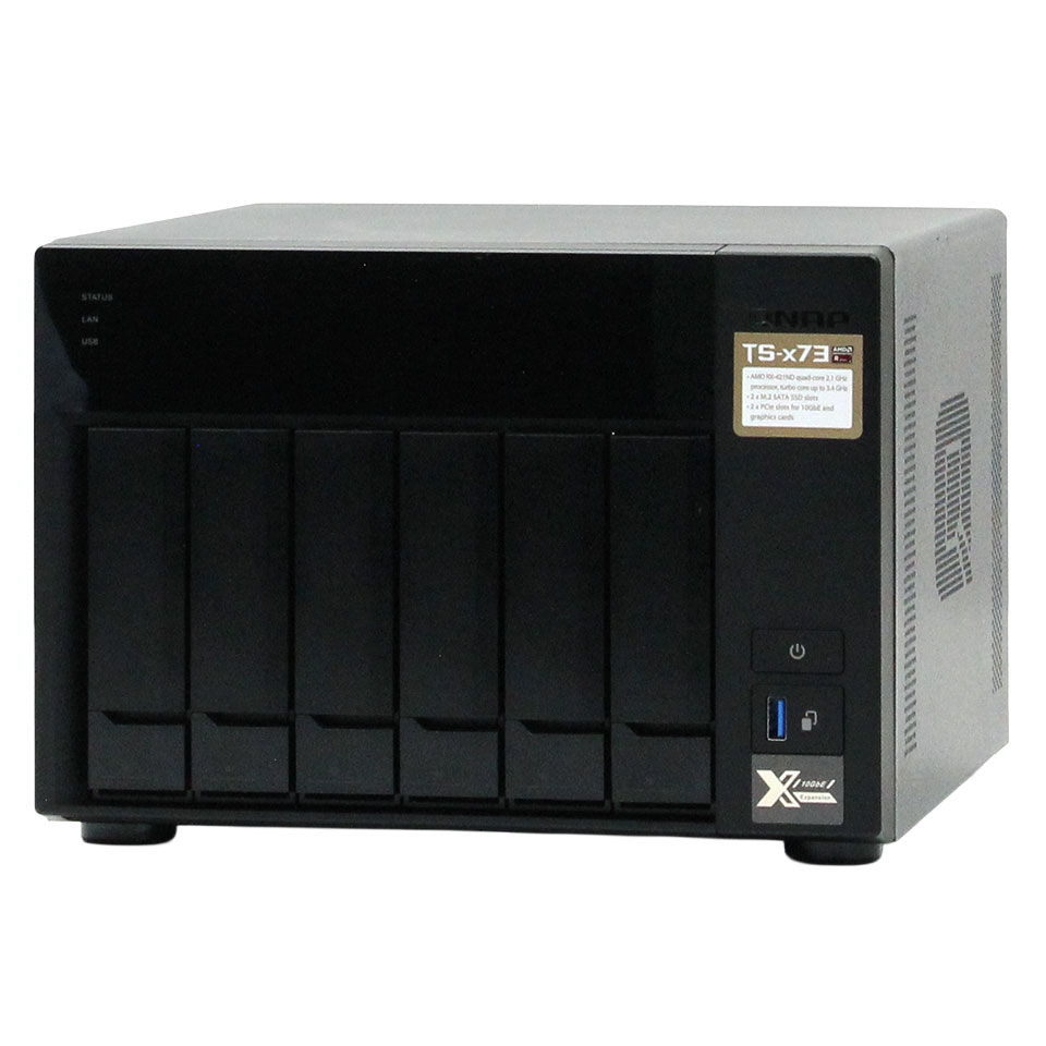 【中古】 QNAP TS-673-8G (2TBx4) TS-673 (KBG03025) NAS｜パソコンショップドーム店