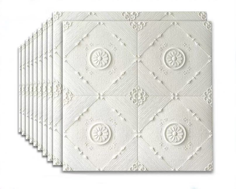 人気推薦☆50枚 70cm×70cm 背景壁 3D立体レンガ模様壁紙 防水 汚い防止 カビ防止