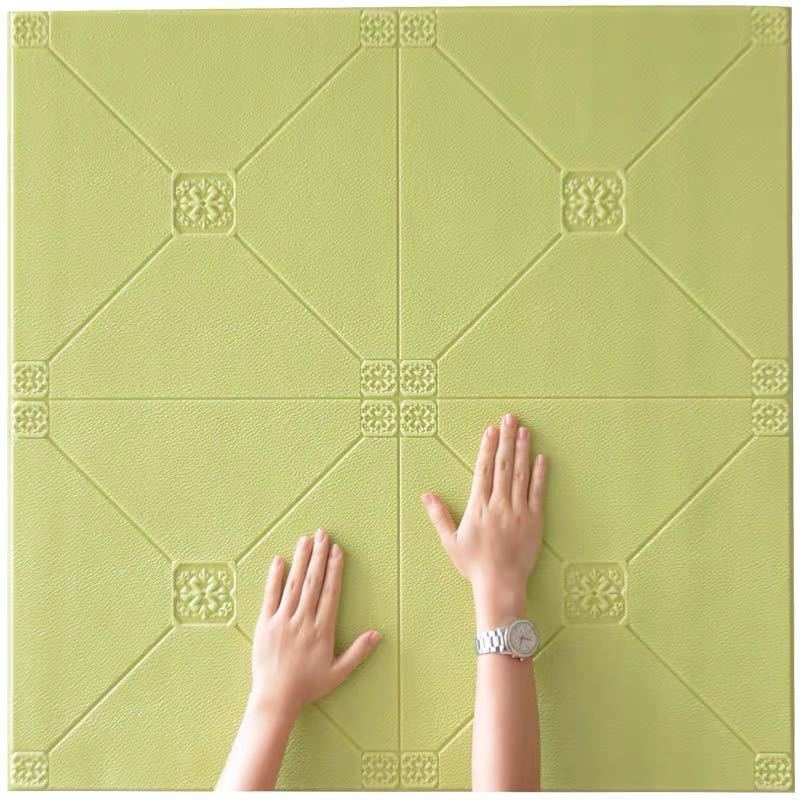 50枚 70cm×70cm 背景壁 3D立体レンガ模様壁紙 防水 汚い防止 カビ防止