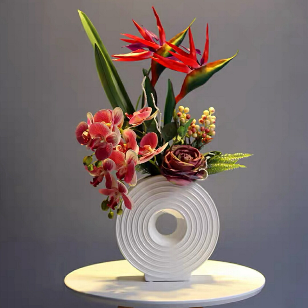 造花 盆栽 室内装飾お花 お御部屋のかざり付ける お花ポット入り口・入口 造花胸花