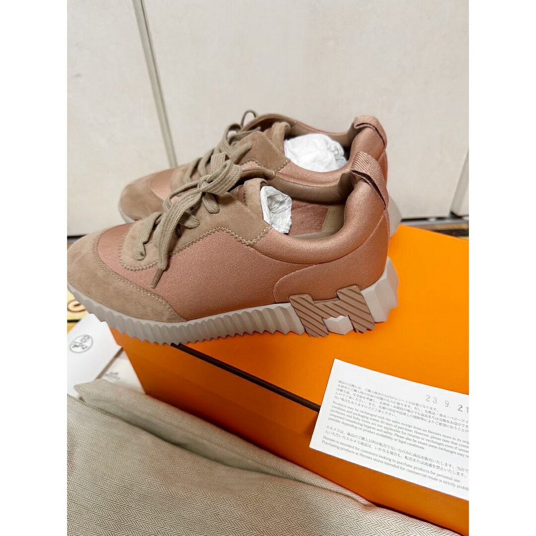 【美品】HERMES スニーカーバウンシング 37 bouncing_gray_pk.jpg