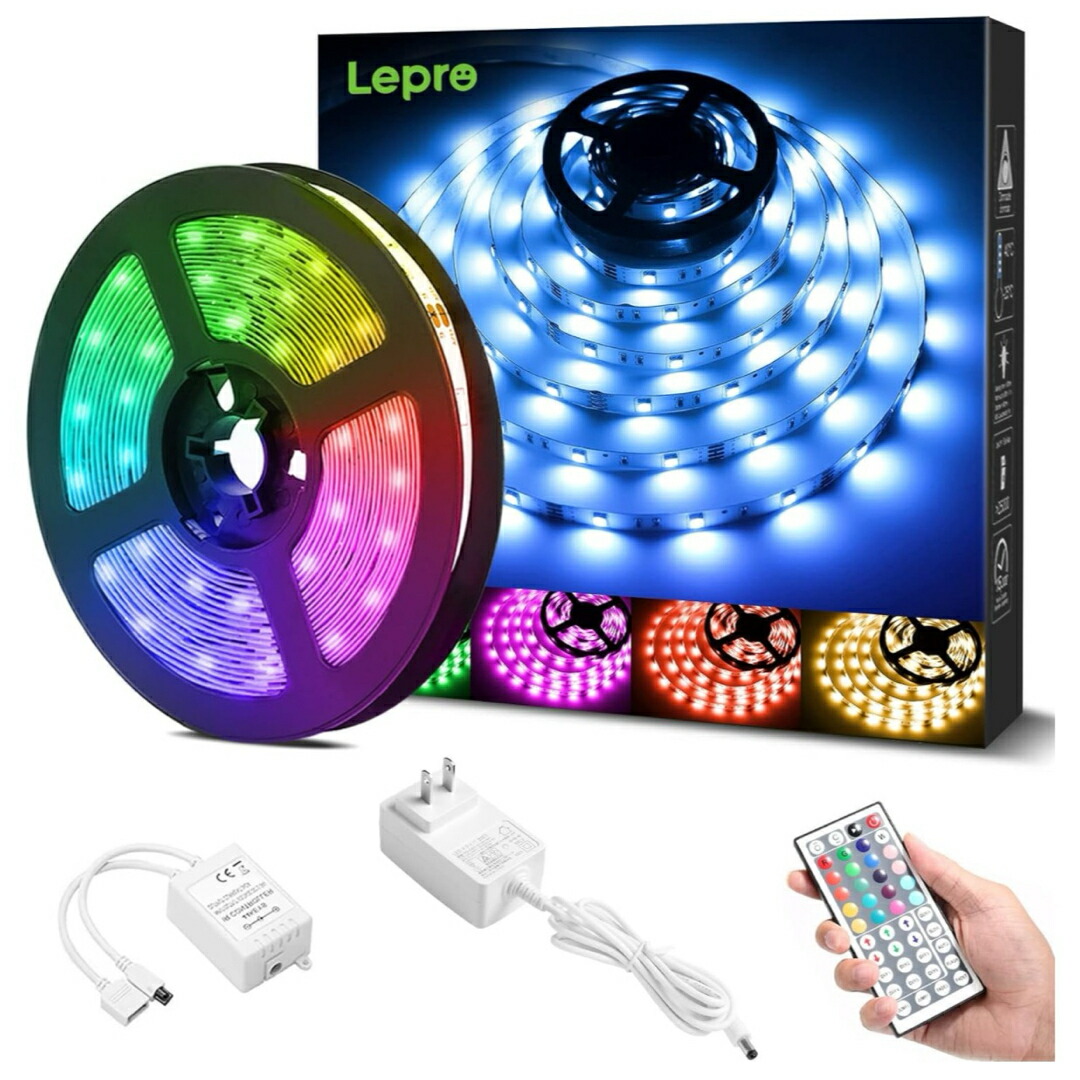 LEDテープライト 非防水RGB高輝度 調光調色 ledテープ 12v間接照明