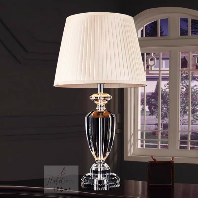 楽天市場】A000447スタンドシャンデリア クリスタルテーブルランプ