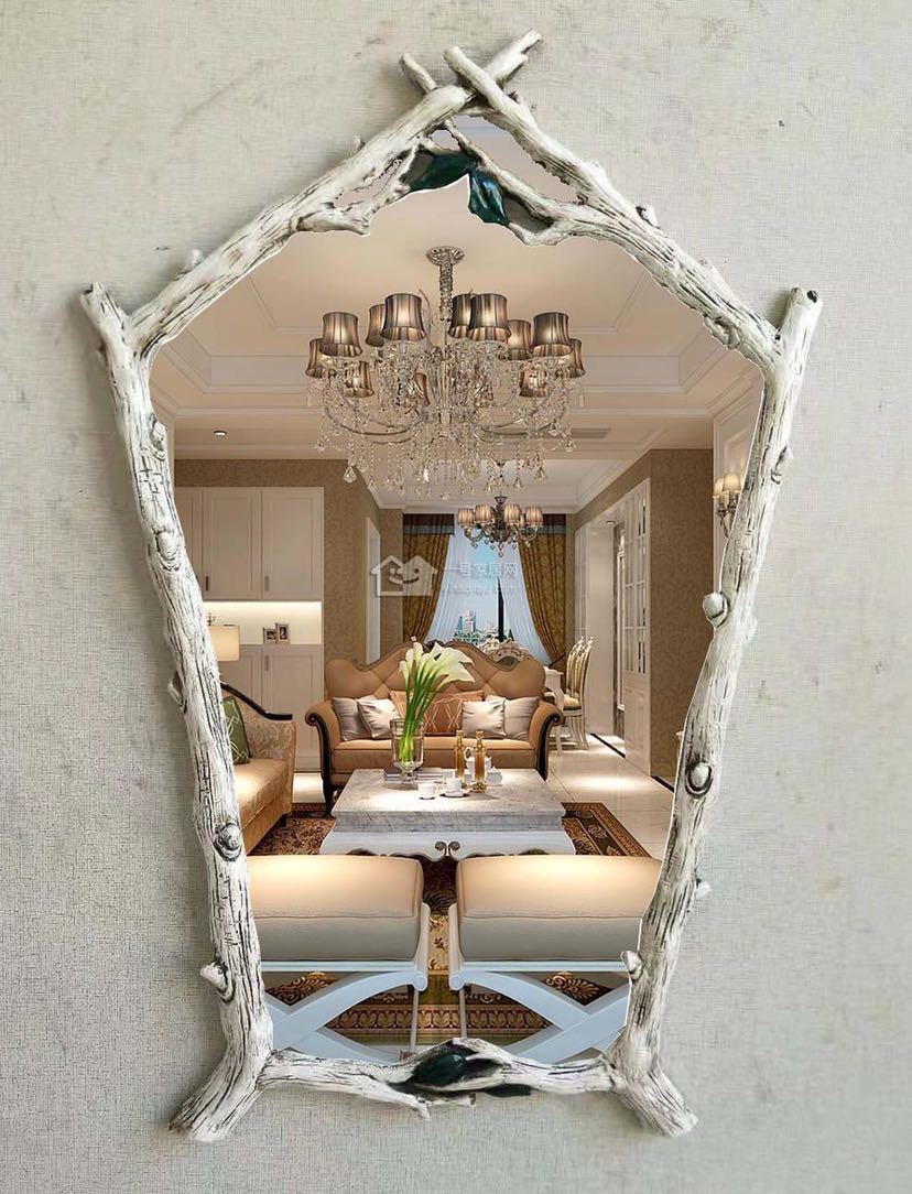 楽天市場】A038097高級感豪華鏡 アンティーク調 壁掛け鏡 壁掛け