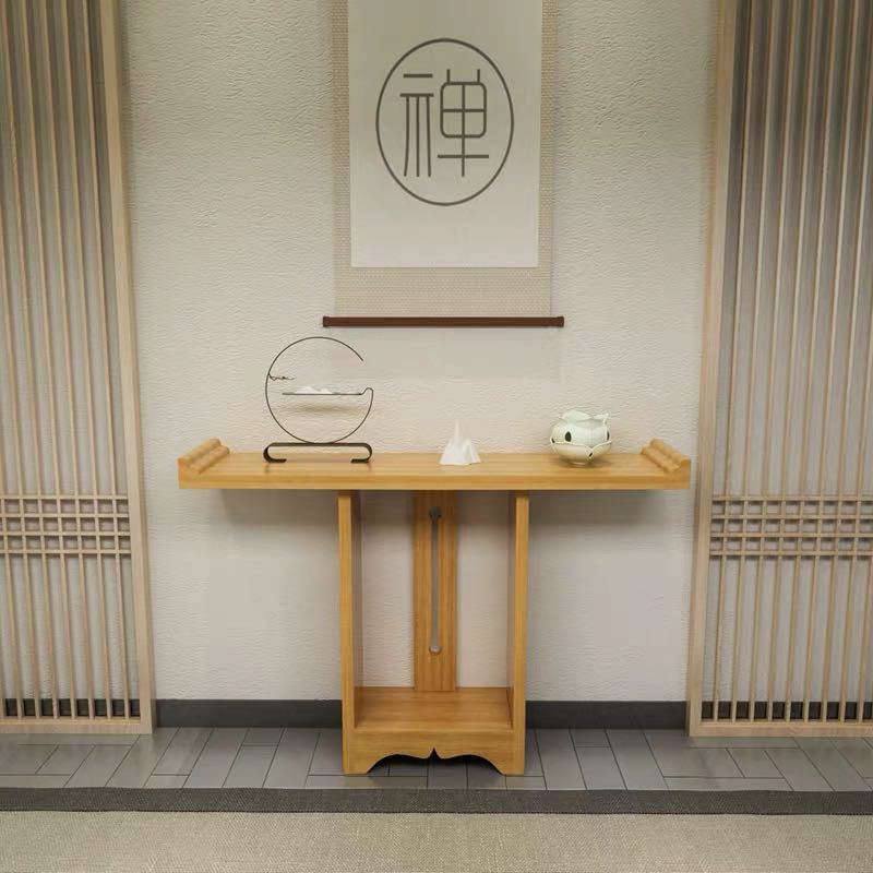 御前上等サイドテーブル コンソール速見表 部屋の入り口速見表 花台 電話を掛ける台 アンティーク調ひな形 幅80珊