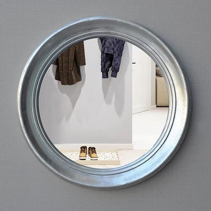 晴れ晴れしい鏡 アンティーク調 飾りもの鏡 飾りもの ．飾りもの銀鏡 ウォール銀鏡 58x58