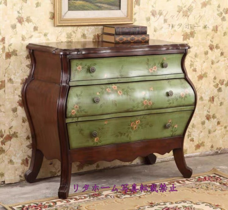 楽天市場】A054795高級チェストロココ調 ヨーロッパ風 洋タンス