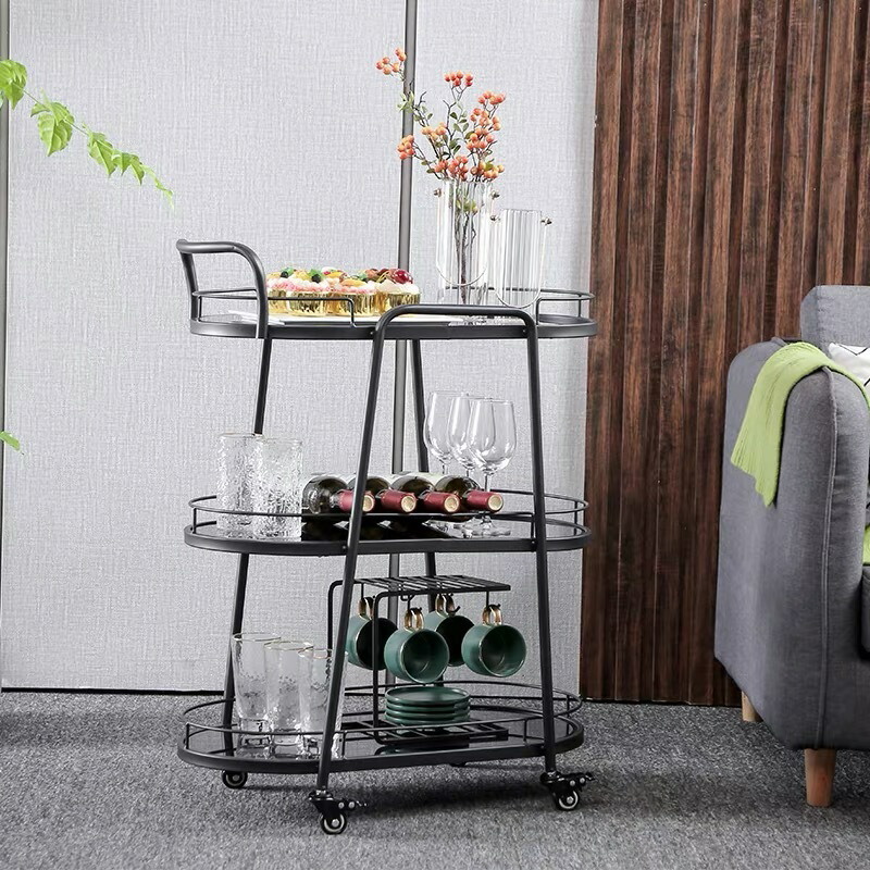 カフェカート サイドテーブル ．小物入れ．キッチンワゴン．カートワゴン