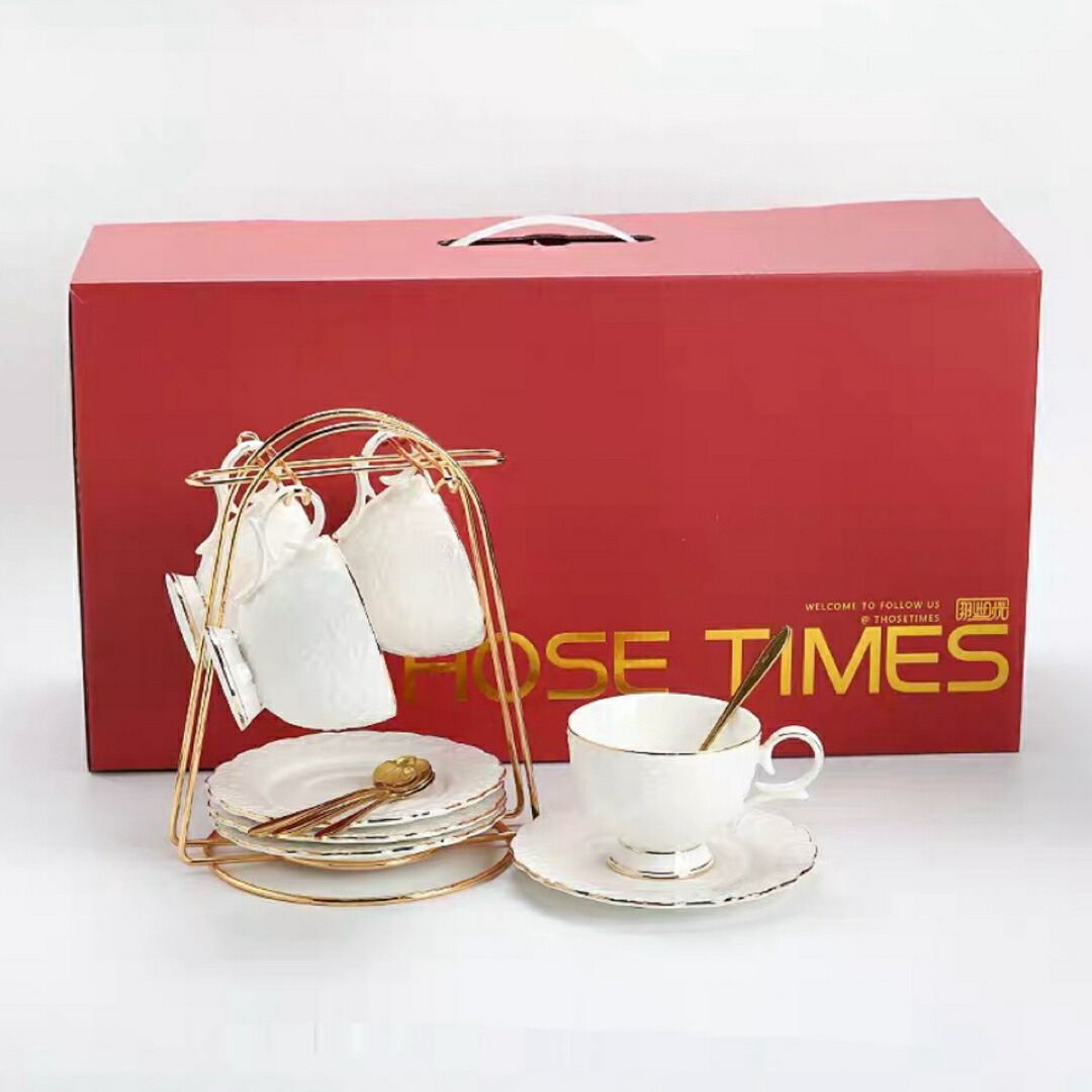 楽天市場】A037933ティー・コーヒーカップセット カップ＆ソーサー4客