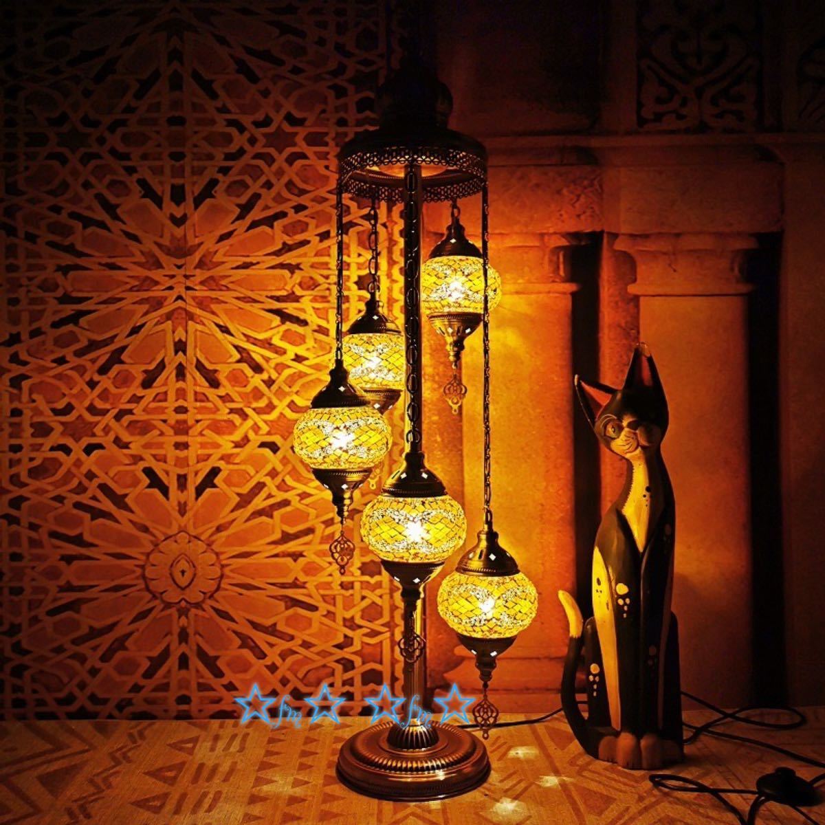 楽天市場】A0000015灯モザイクランプ フロアスタンド トルコ