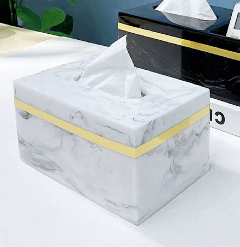 御前上等感のある ティッシュ入れもの ．ティッシュボックス席?ティッシュ押しかぶせる マーブル調