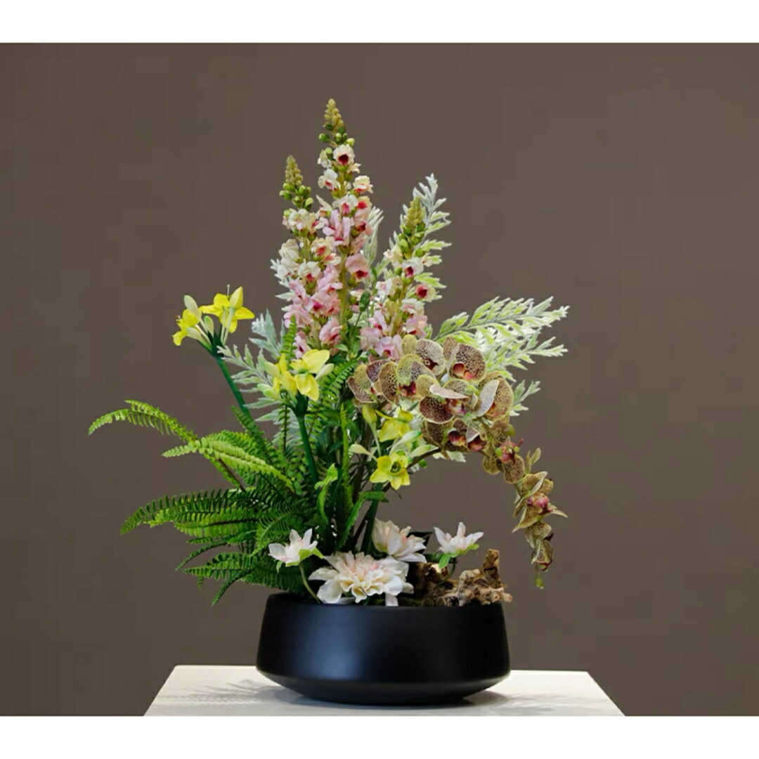 造花 盆栽 室内装飾御花 おお部屋のかざり付ける 御花ポット入り口・入口 造花胸花飾りつけ