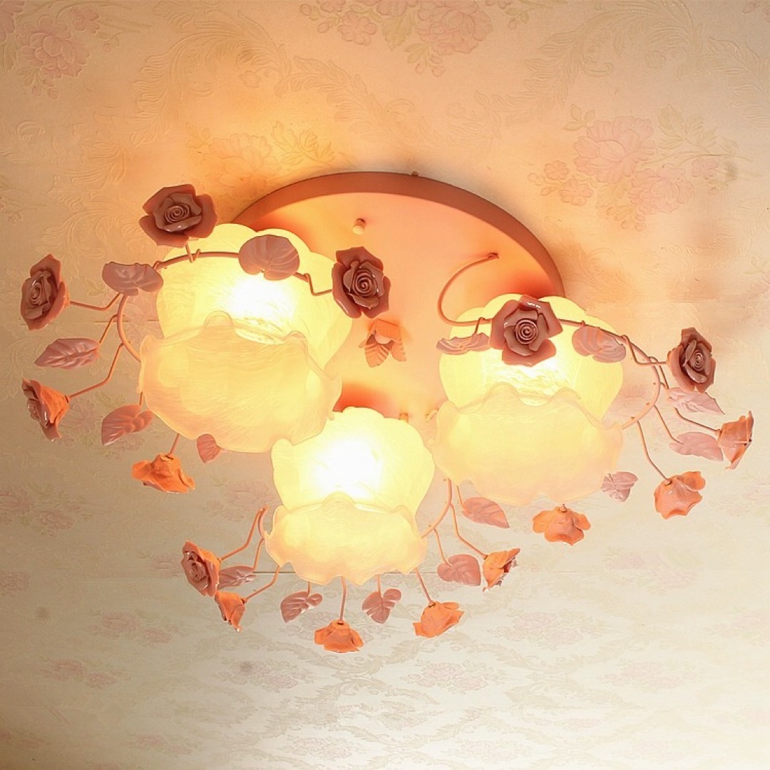 楽天市場】A037637花型 薔薇ペンダントライト ．洋風照明