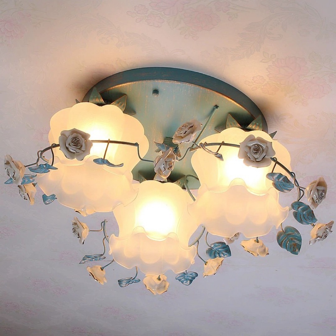 楽天市場】A037637花型 薔薇ペンダントライト ．洋風照明