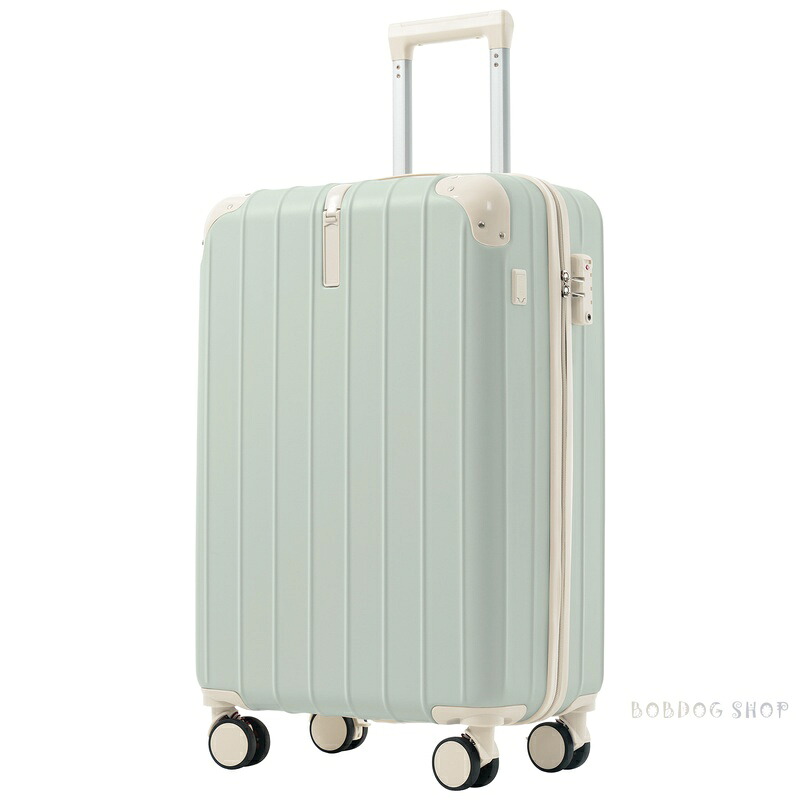 スーツケース キャリーバッグ キャリーケース Sサイズ 小型 超軽量 ファスナー式 TSAロック搭載 フック機能付き 360度回転 旅行 おしゃれ 人気色|BOBDOG SHOP