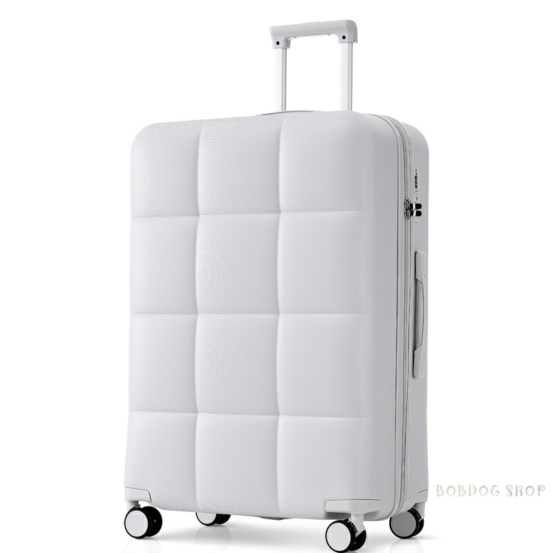 スーツケース キャリーバッグ キャリーケース Mサイズ 小型 超軽量 ファスナー式 TSAロック搭載 フック機能付き 360度回転 旅行 おしゃれ 人気色｜BOBDOG SHOP