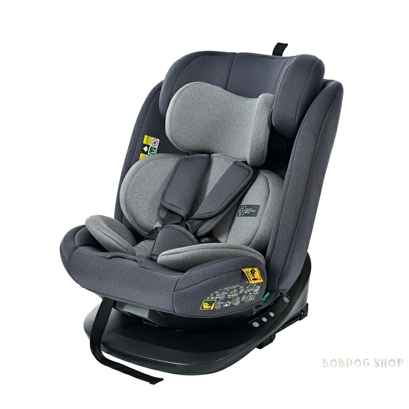 【トップテザー】チャイルド腰掛け 新生児 ISOFIX 0歳～12歳頃 360度回転させる式 40～150珊 お坊っちゃん腰掛け 長く使える 洗える 滑りだし飾り気の無い キッズシート もの言う花腰掛け 生み出すこと祝賀会 乳飲み子 孫 差し上げ物【暗然たる薄墨色+薄墨色】