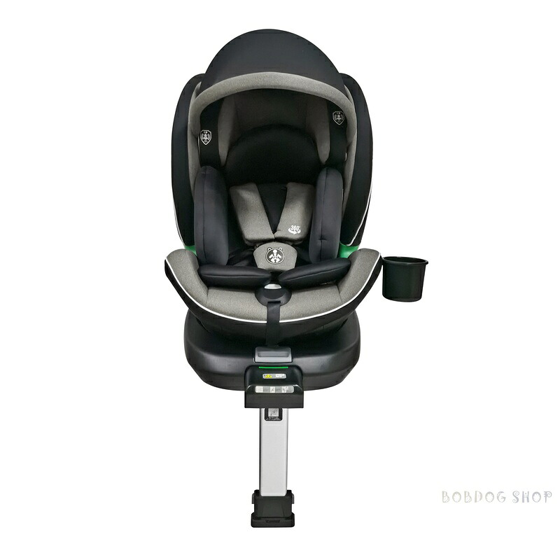 【サポートレッグタイプ】チャイルド腰掛け 新生児 ISOFIX 0歳～12歳 360度回転させる式 40～150珊 お坊っちゃん腰掛け 調節する能力のある 洗える キャノピー付き添い人 もの言う花腰掛け ドリンク保持者付き添い人 生み出すこと祝賀会 車【カーキ】
