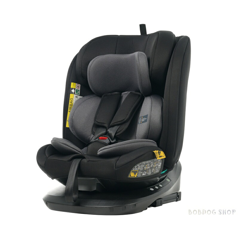 【トップテザー】チャイルド腰掛け 新生児 ISOFIX 0歳～12歳頃 360度回転させる式 40～150珊 お坊っちゃん腰掛け 長く使える 洗える 滑りだし飾り気の無い キッズシート もの言う花腰掛け 生み出すこと祝賀会 乳飲み子 孫 差し上げ物【黒いこと+暗然たる薄墨色】