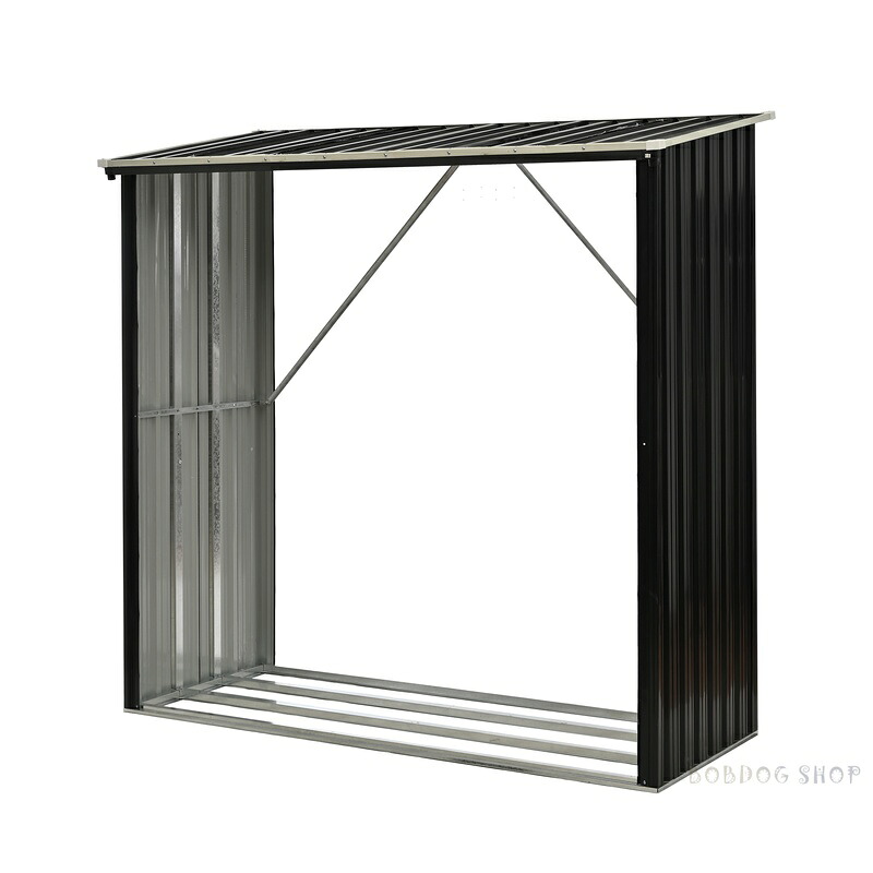 【元SKU：N508P261591】薪掘ったて小屋 L192×W89×H190糎 室外 大屋根付き添い人 薪仕合わせ 耐荷重300KG 薪棚 薪ストッカー 薪置き棚 薪暖房器グッズ 薪 仕合わせ 大型 軽さ チール製 納める 取り片付ける 蔵置き かわき切る 薪蔵置き 薪納める アウトドア 煖炉 かがり火 精神的な統合式 屋外 冬 身寄り用【黒いこと】