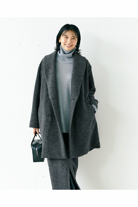 楽天市場】【ドゥクラッセ】 ダブルフェイス・リバーステンカラー