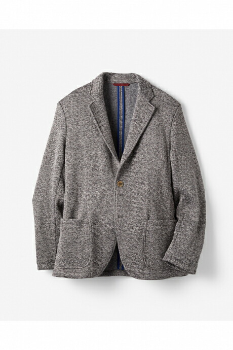 セール46%OFF × 【クーポンで10％OFF】【ドゥクラッセ】 ツイード調フリース・裏起毛ジャケット メンズ ( A5～AB8 ) 30代 40代 50代 大人、輝く服 【DoCLASSE】