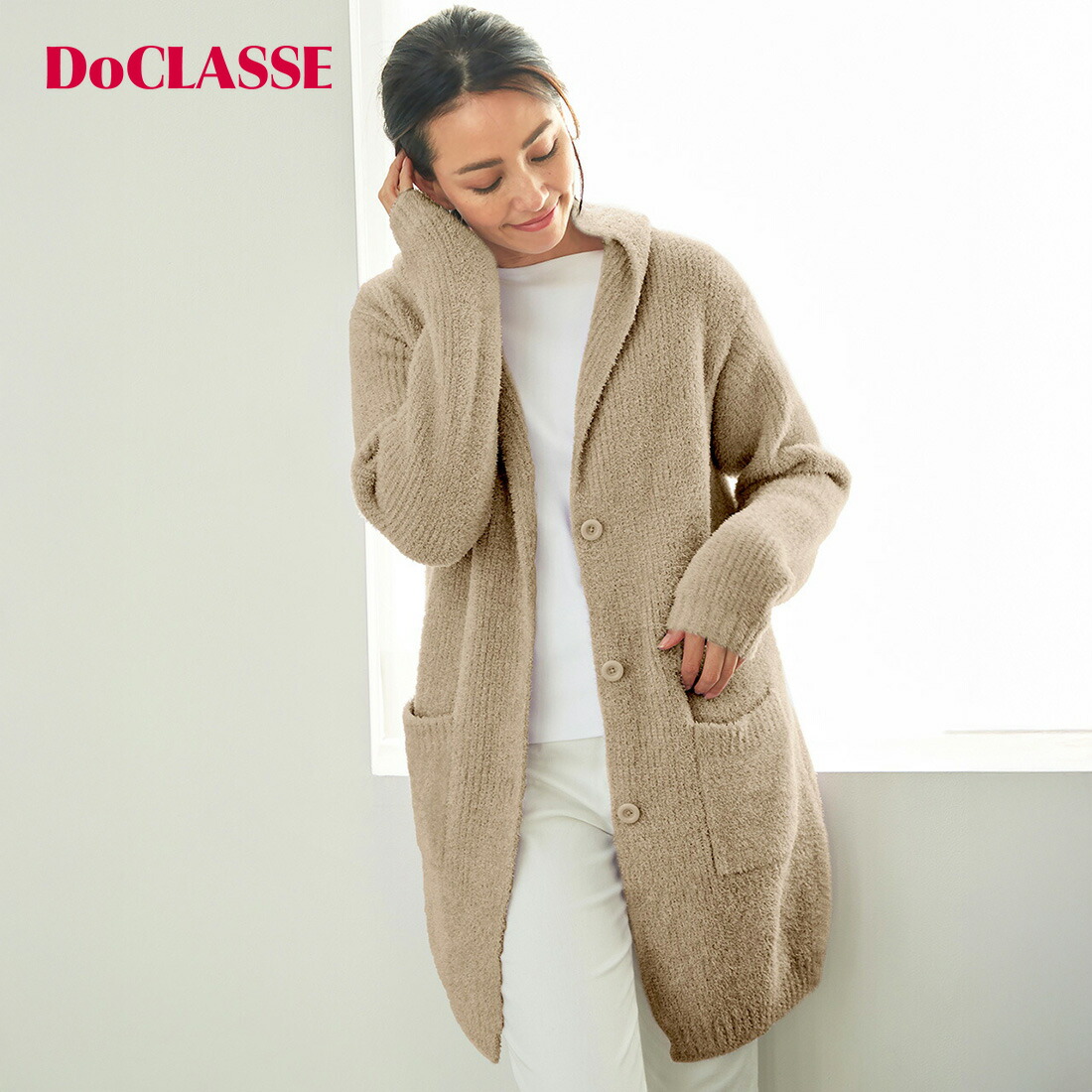 楽天市場】【マラソンポイント5倍】【ドゥクラッセ】 カーディガン
