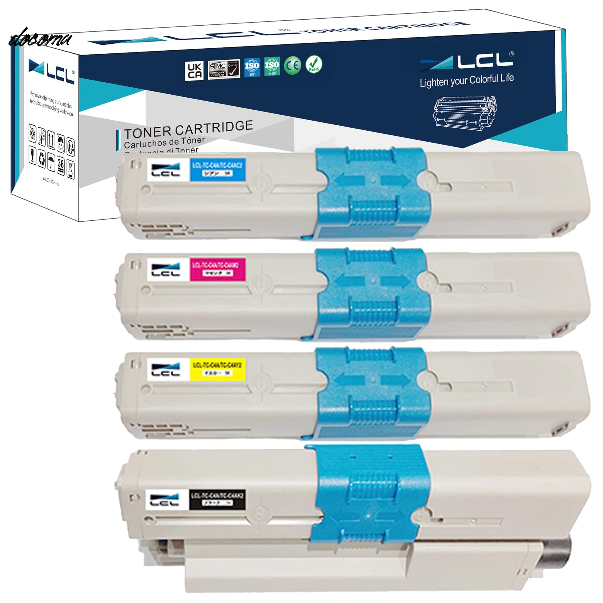 【送料無料】OKI用 TC-C4A TC-C4AK2 TC-C4AC2 TC-C4AM2 TC-C4AY2 (4色セット ブラック シアン マゼンタ イエロー) 互換トナーカートリッジ 対応機種:OKI C332 MC363 C332dn MC363dn C332dnw MC363dnw|ドゥコマ