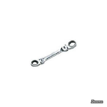 【送料無料】ショートラチェットめがねレンチ (両頭首振りタイプ) 16X18mm MR1S1618F｜ドゥコマ 8,537円