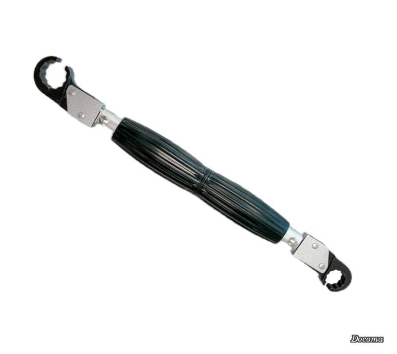 【貨物輸送無料】両口ラチェットトルクレンチ(1/4×3/8お部屋冷房装置用) RTQ-23