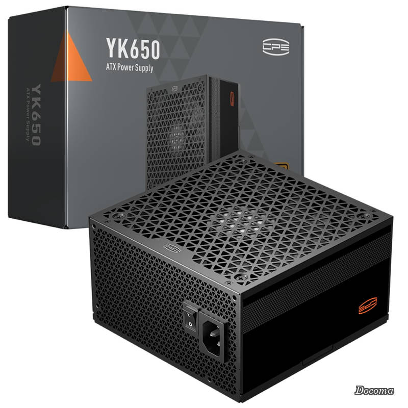 【貨物輸送無料】CPS YK650 ワット数、80 Plus BRONZE 御墨付き 完膚なきまでモジュラー PCIe \u0026 ATX2.53 ゲーミング PSU 広々とした取り替えっこ性 135粍 HYB 気違い、Taiwanese Electrolytic Capacitator - 7年引き受ける 650W