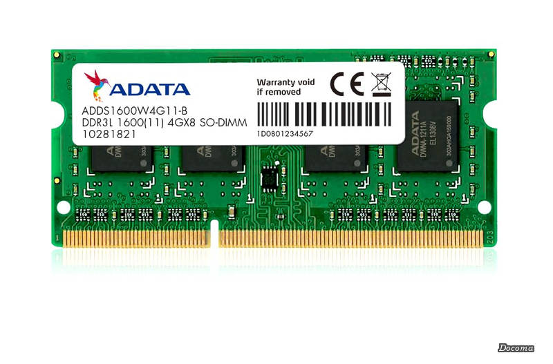 【貨物輸送無料】パソコン記憶装置 DDR3L 1600 8GB ADDU1600W8G11-S-I