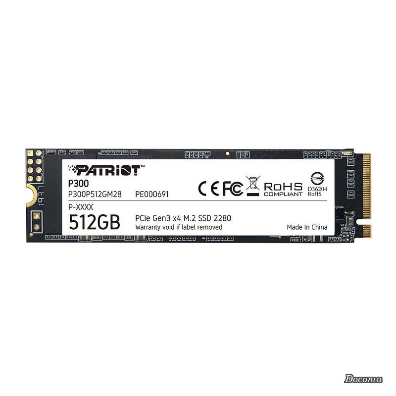 【貨物輸送無料】Memory P300 512GB M.2 SSD 2280 NVMe PCIe Gen 3x4 内蔵型SSD P300P512GM28