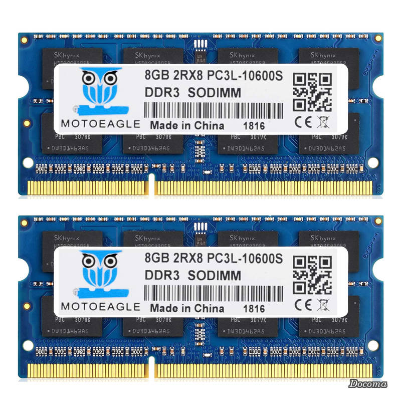 【貨物輸送無料】DDR3-1333MHz 8GB×2枚 万覚え帳パソコン用記憶装置 16GB パソコン3L 10600S DDR3L-1333 CL9 204Pin SO-DIMM Mac 相応う